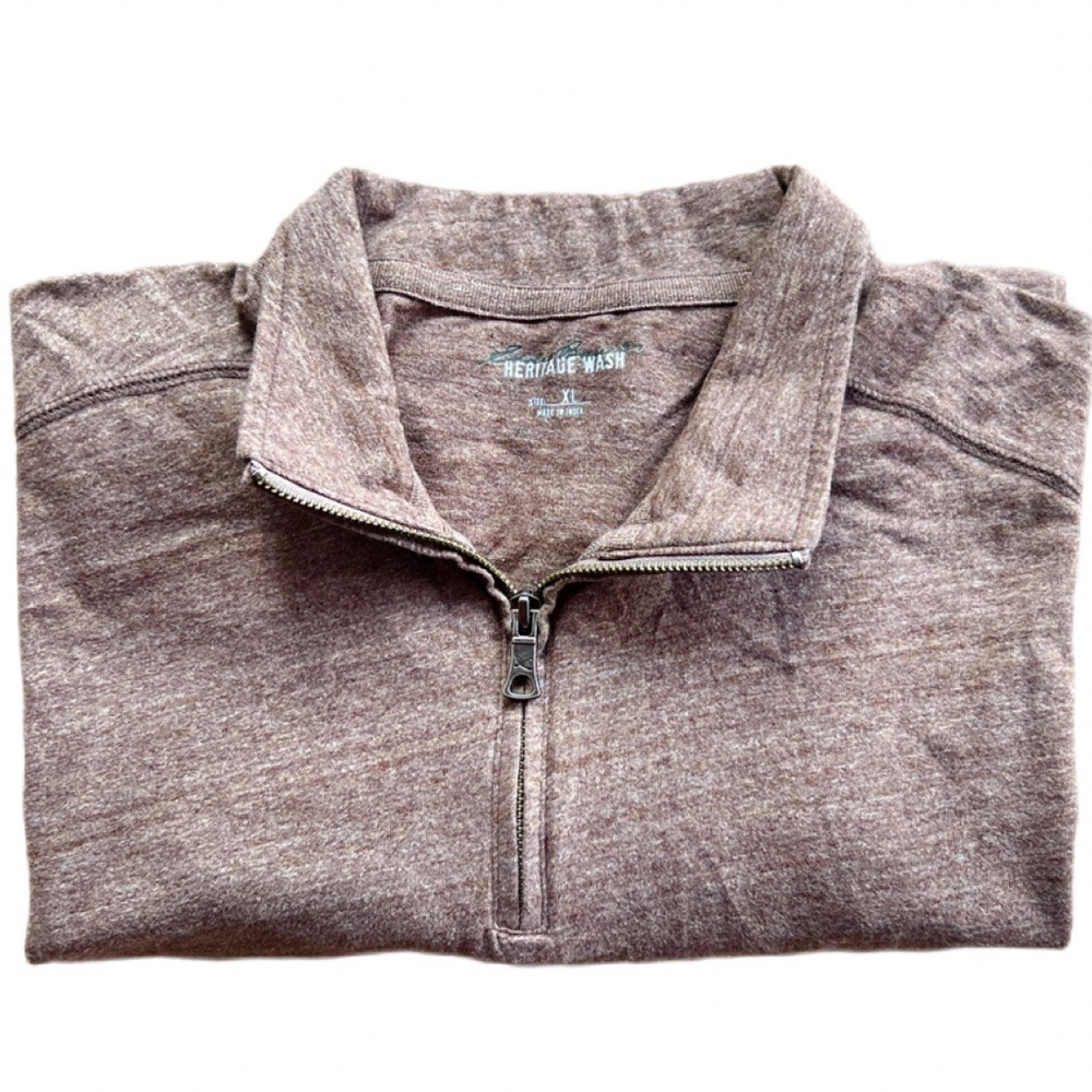Eddie Bauer XL Brown Heritage Wash Long Sleeve Shirt